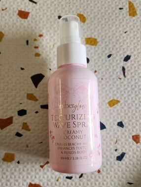 amberglow Texturizing Wave Spray - Creamy Coconut Pink New